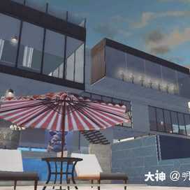 明日之后末日建筑学院 Motionle现代双人建筑设计解析